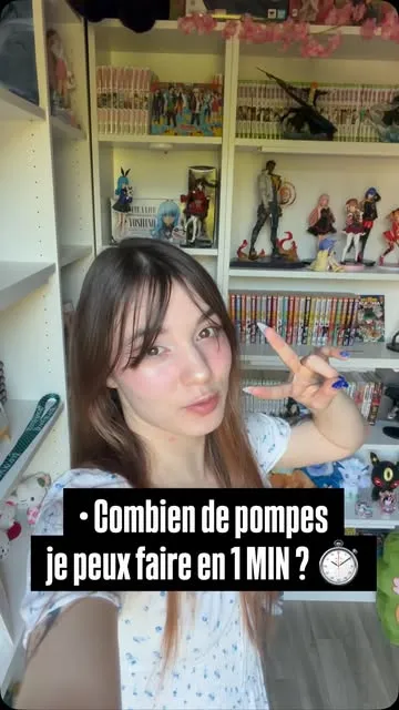 Vignette du défi de pompes en une minute de Natsumi