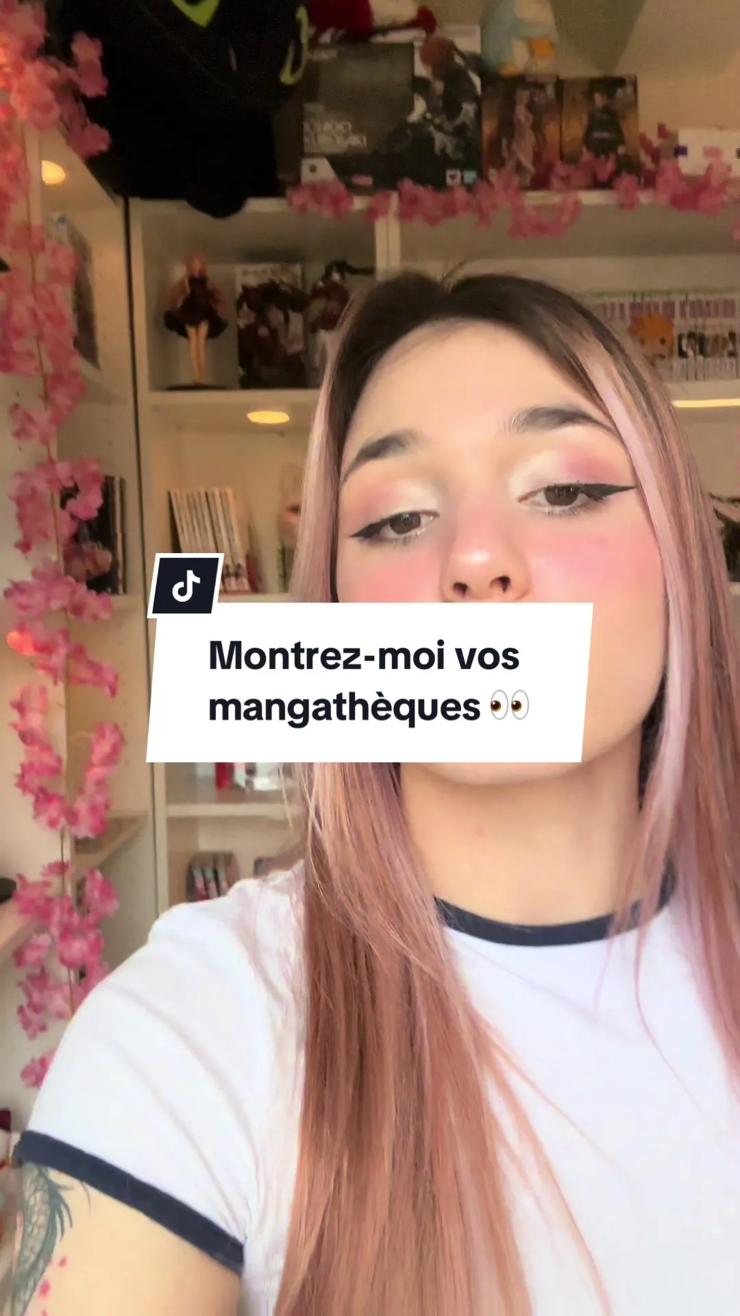 Natsumi invite sa communauté à montrer ses mangathèques