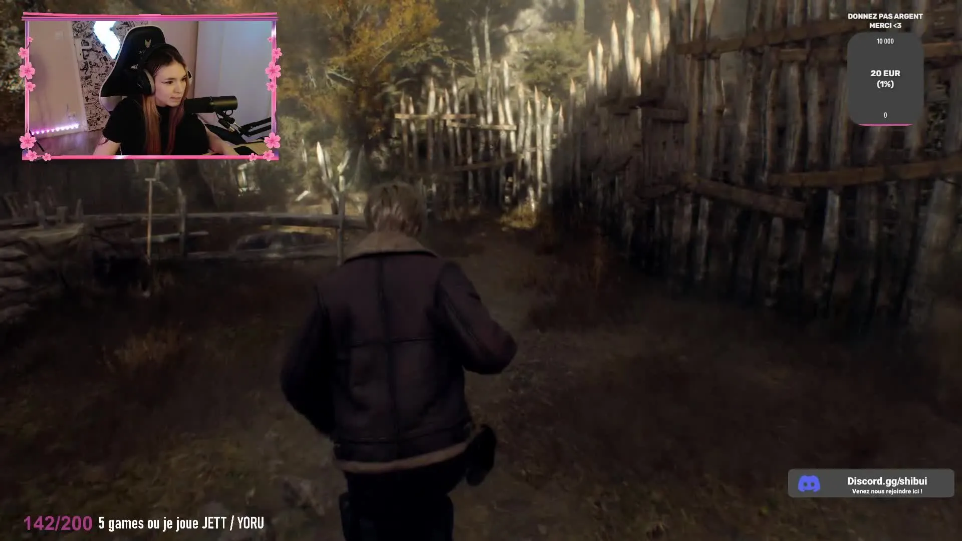 Extrait de Resident Evil 4 sur la chaîne Natsumivlr